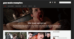 Desktop Screenshot of gaymalevampire.com